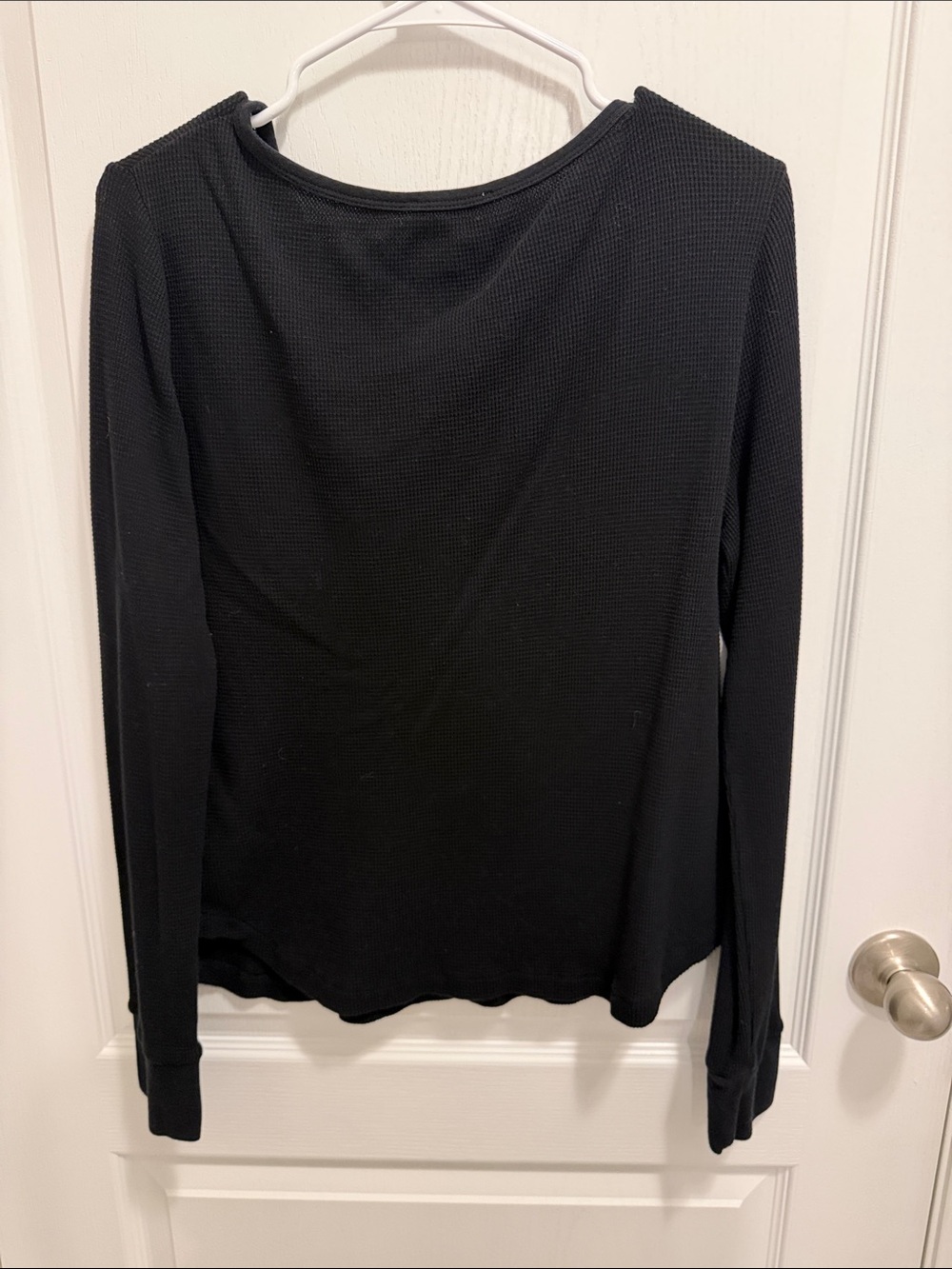 Madewell Black Henley long sleeve - Picture 2 of 2